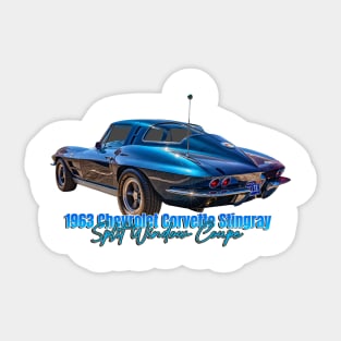 1963 Chevrolet Corvette Stingray Split Window Coupe Sticker